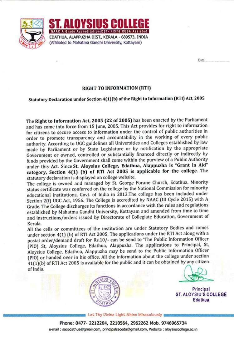 SAC_EDATHUA_RTI_DECLARATION